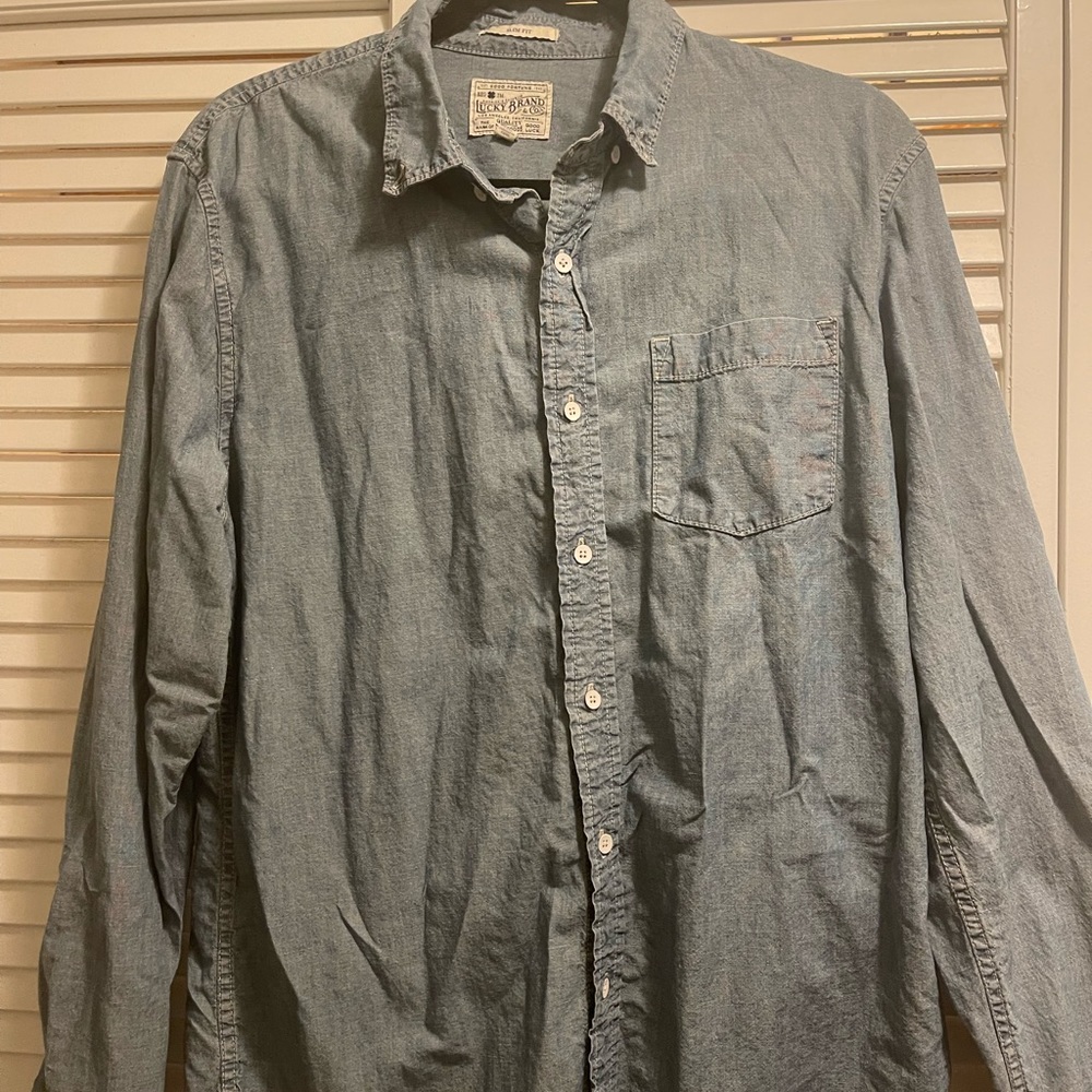COPY - lucky brand Denim button down